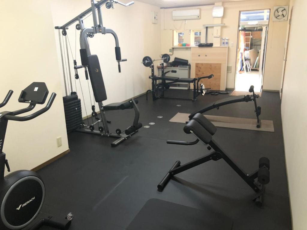 Fitness centrum a/nebo fitness zařízení v ubytování I・ecoⅢ（アイエコスリー）