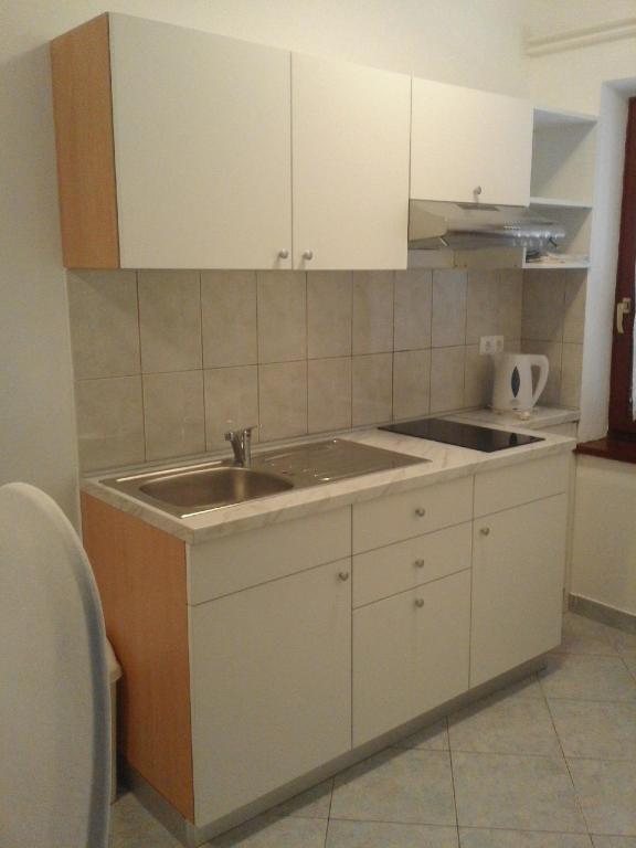 Kuchyňa alebo kuchynka v ubytovaní Apartments with a swimming pool Crikvenica - 12116