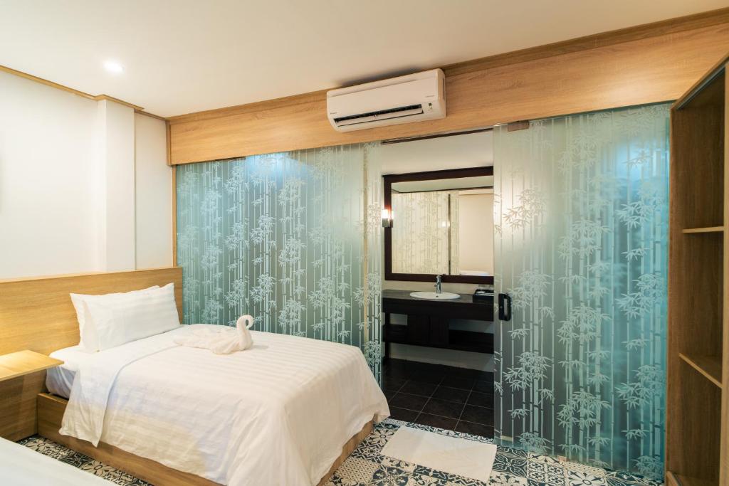 New Champa Boutique Hotel - Superior-Familien-Zweibettzimmer