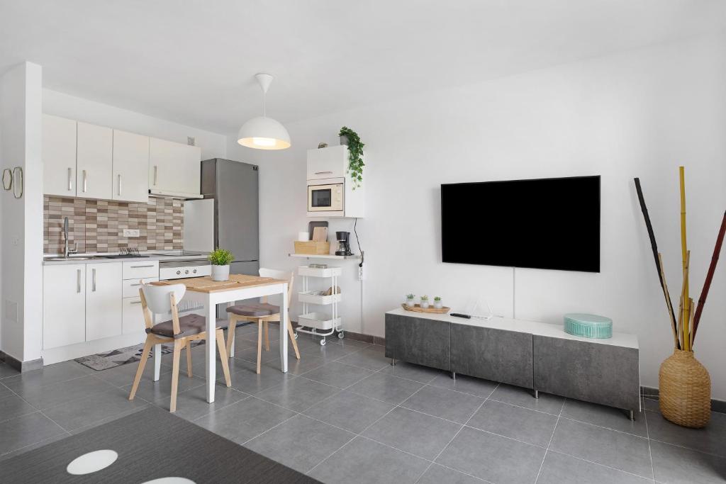Kuchyň nebo kuchyňský kout v ubytování Casa Paloma