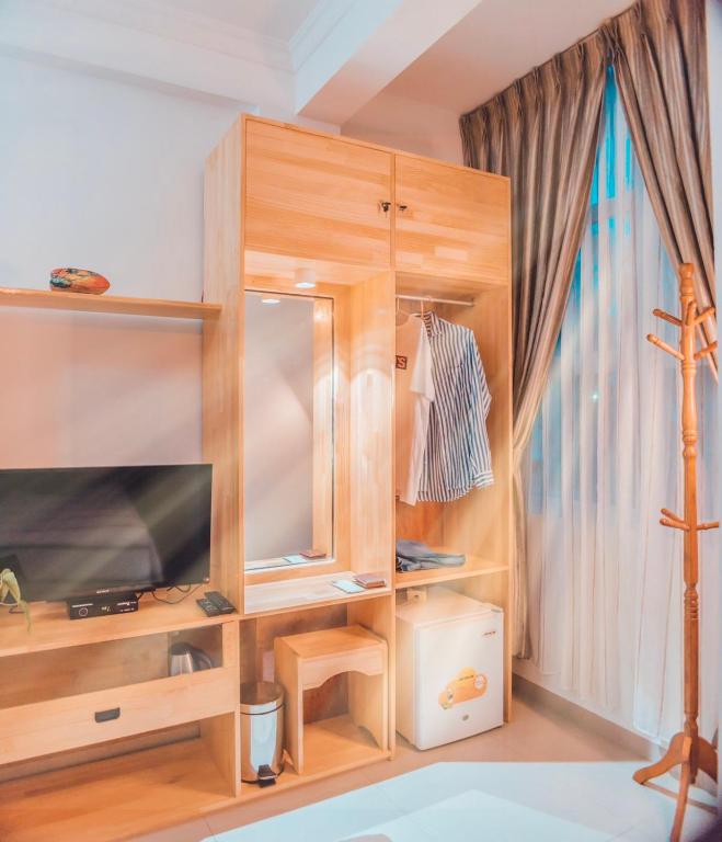 Postel nebo postele na pokoji v ubytování Vilu Rest