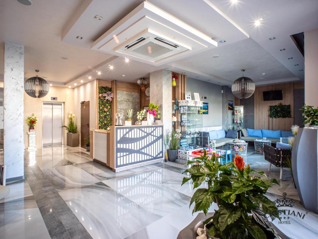 A seating area at Cristiani Hotel Sozopol
