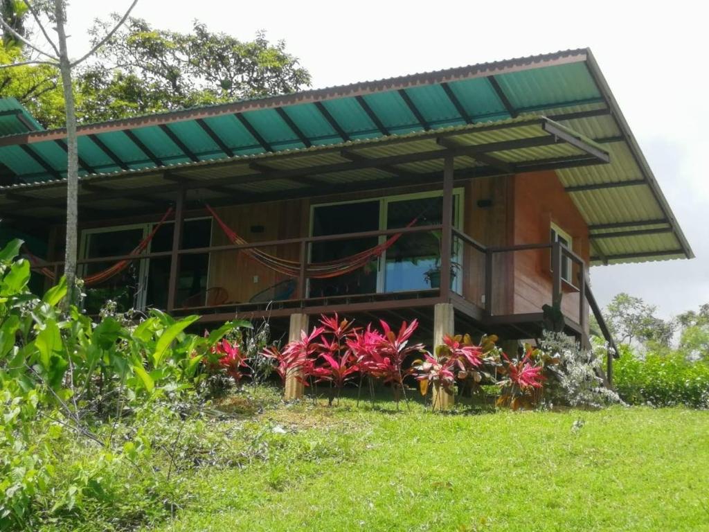a house with plants in front of it at Hotel Finca Maresia in Drake