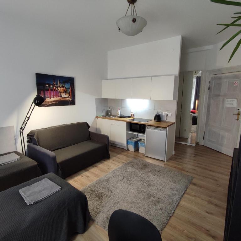 Kuchyňa alebo kuchynka v ubytovaní Apartament Rybaki 22