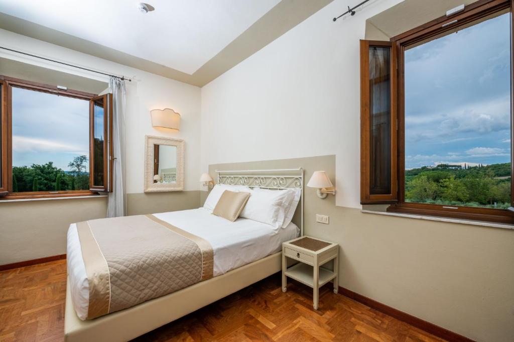 Postel nebo postele na pokoji v ubytování Albergo Le Terme