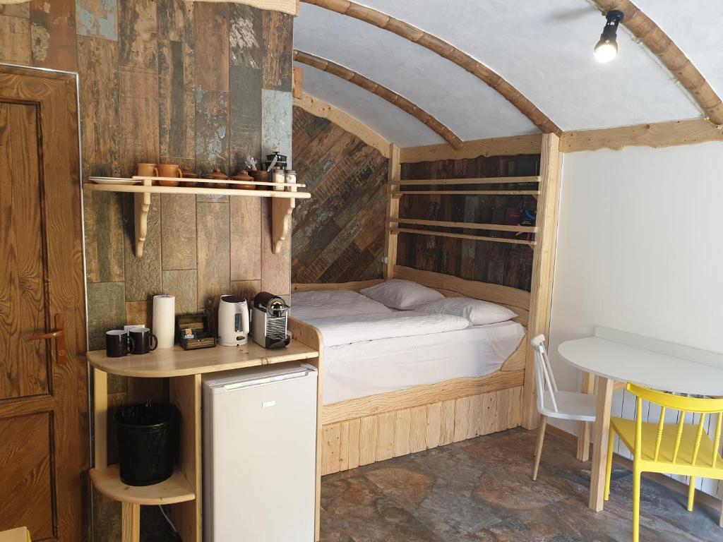 Kuchyň nebo kuchyňský kout v ubytování Cozy House