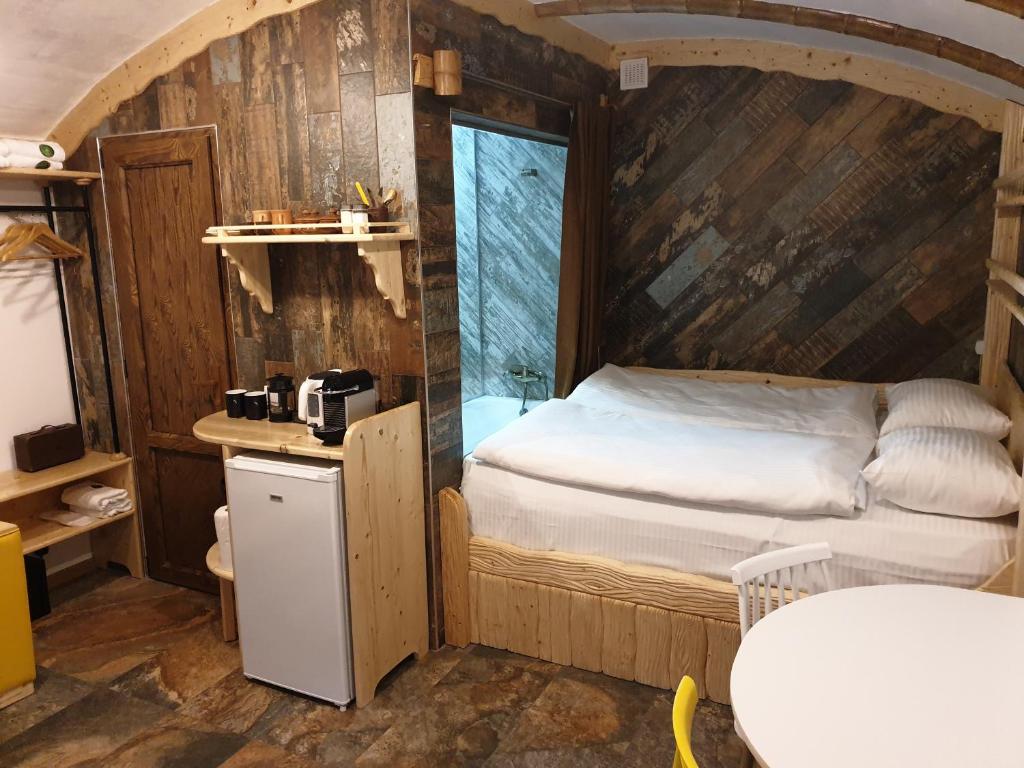 Kuchyň nebo kuchyňský kout v ubytování Cozy House