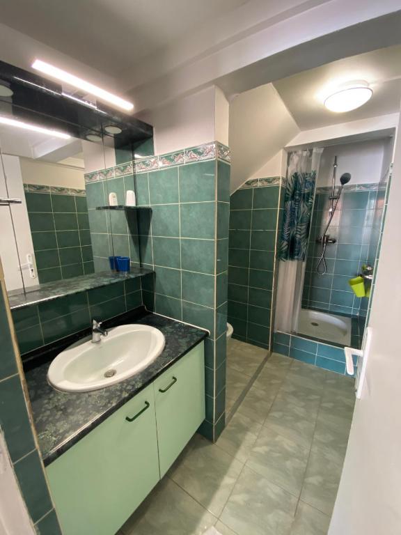 Koupelna v ubytování Residence Bel'Soleil