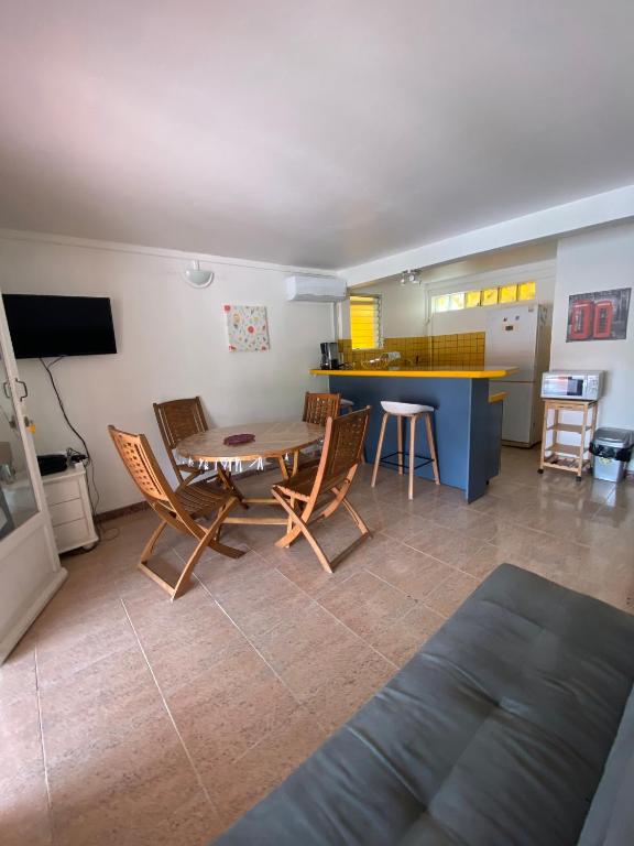 Kuchyň nebo kuchyňský kout v ubytování Residence Bel'Soleil