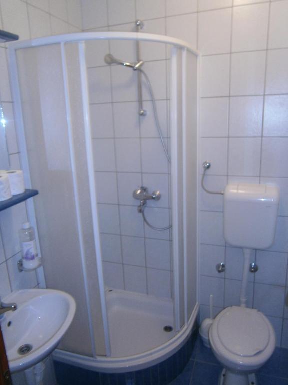 Koupelna v ubytování Guest House Babić