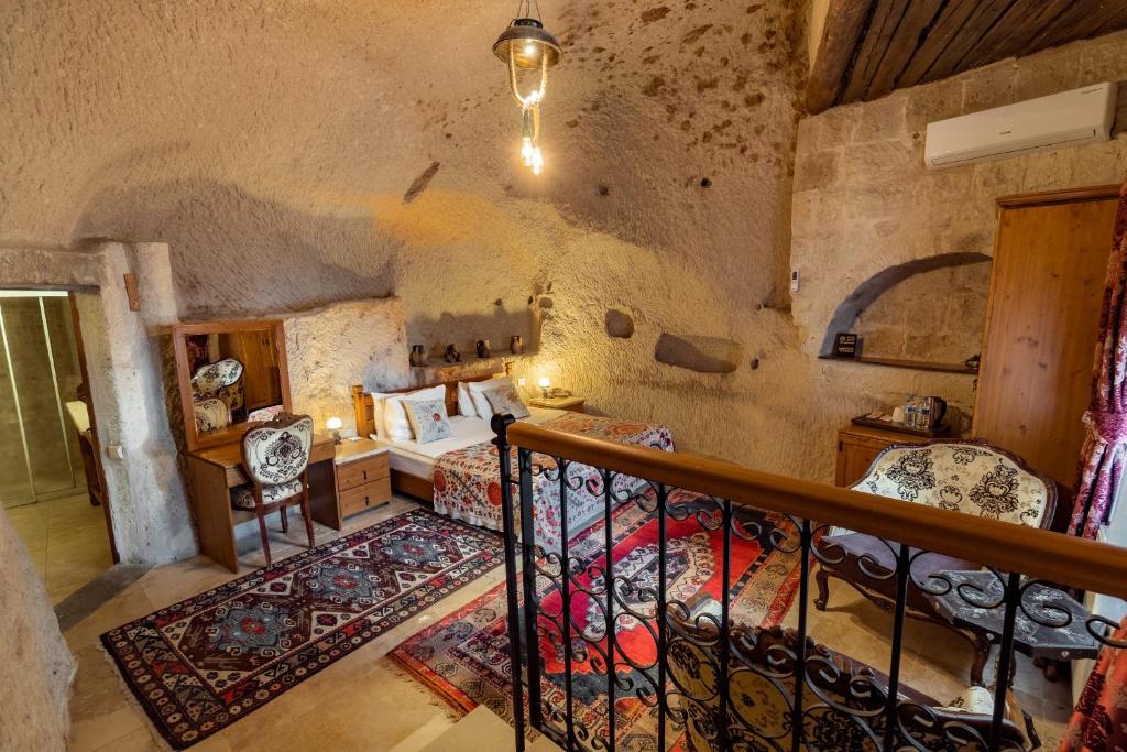 Posezení v ubytování Amber Cave Suites