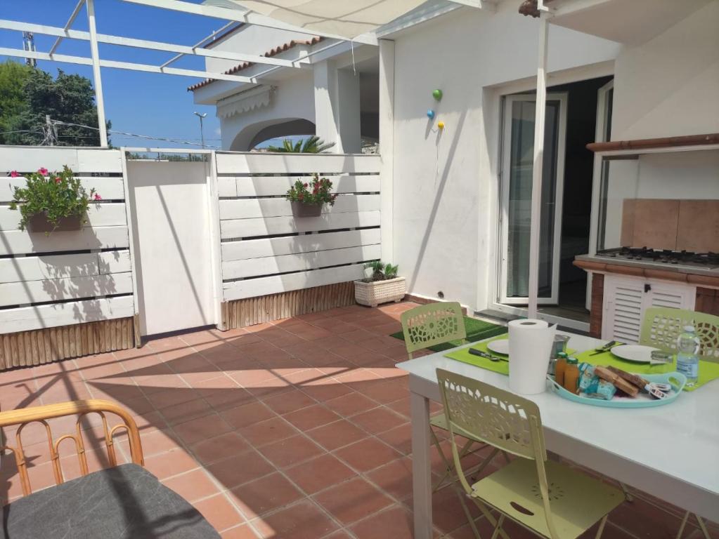 Balkón nebo terasa v ubytování B&B CI.VICO14