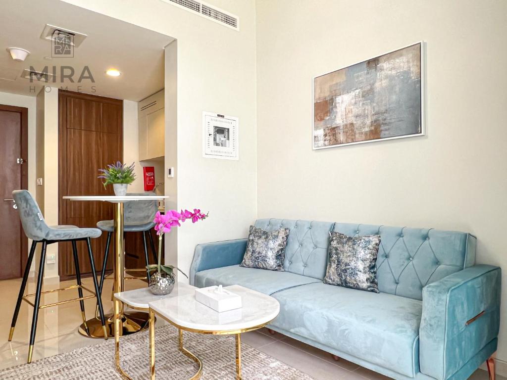Posezení v ubytování Mira Holiday Homes - Newly furnished 1 bedroom in Business Bay