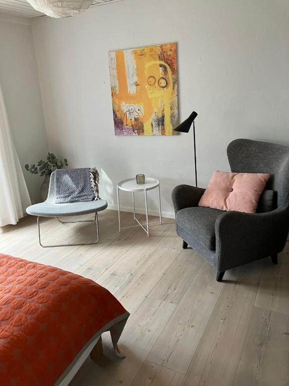 Posezení v ubytování Brøndums B & B
