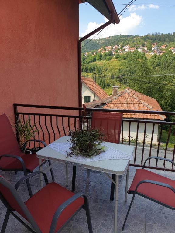 Balkón nebo terasa v ubytování Kod nane Cane