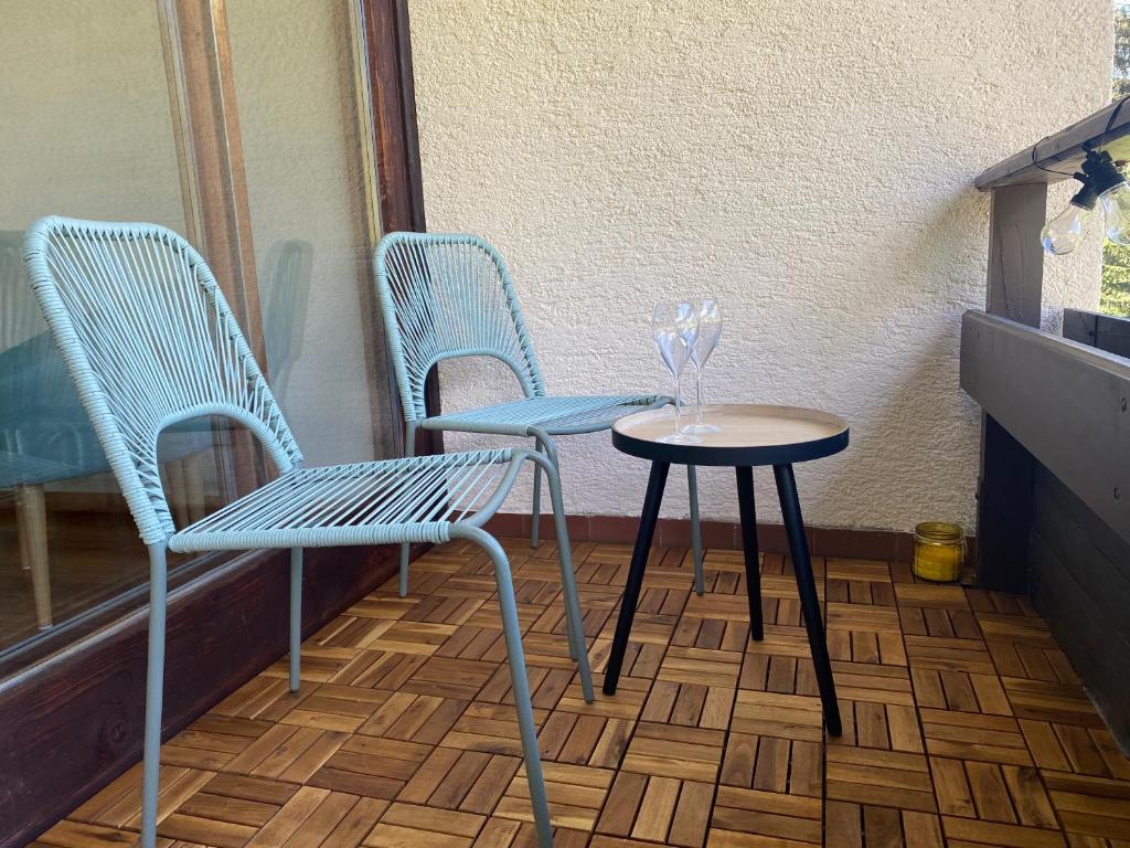 Balkón alebo terasa v ubytovaní Appartement Rosa