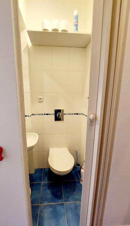 Koupelna v ubytování Cozy studio in Vinohrady