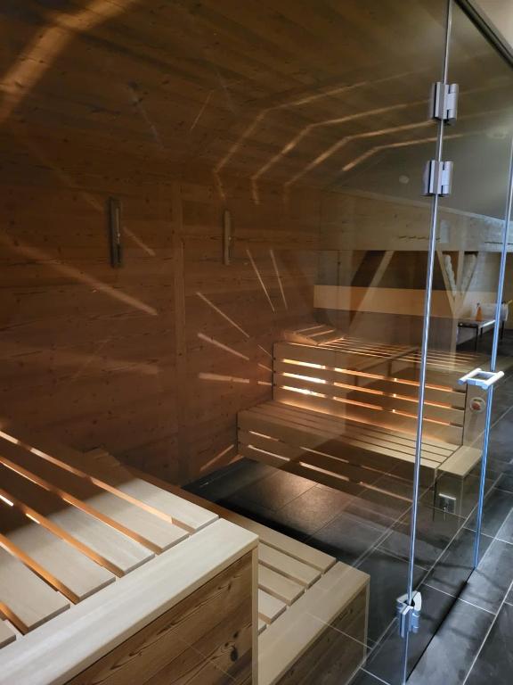 Postel nebo postele na pokoji v ubytování Panoramahotel Sonnhalde