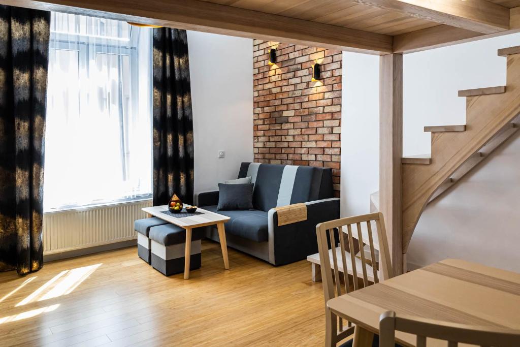 Posezení v ubytování Old Cracow Apartment