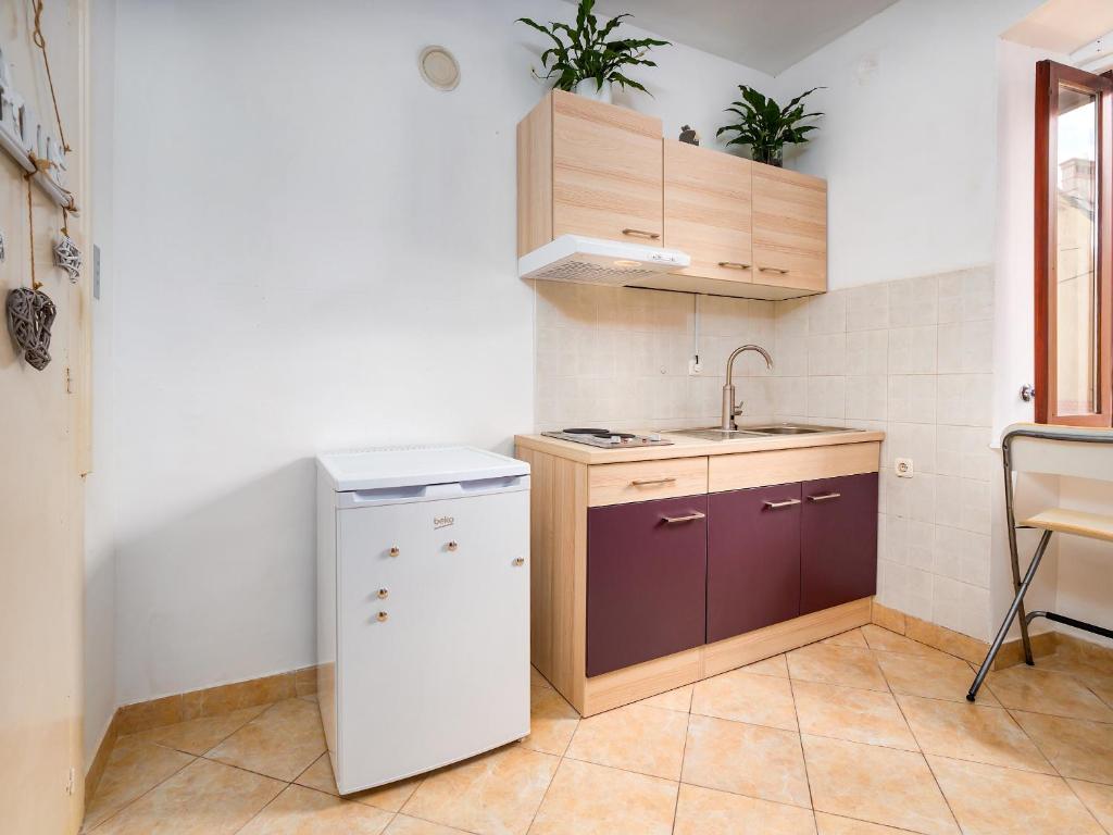 Kuchyňa alebo kuchynka v ubytovaní Studioapartman BB5, Rijeka