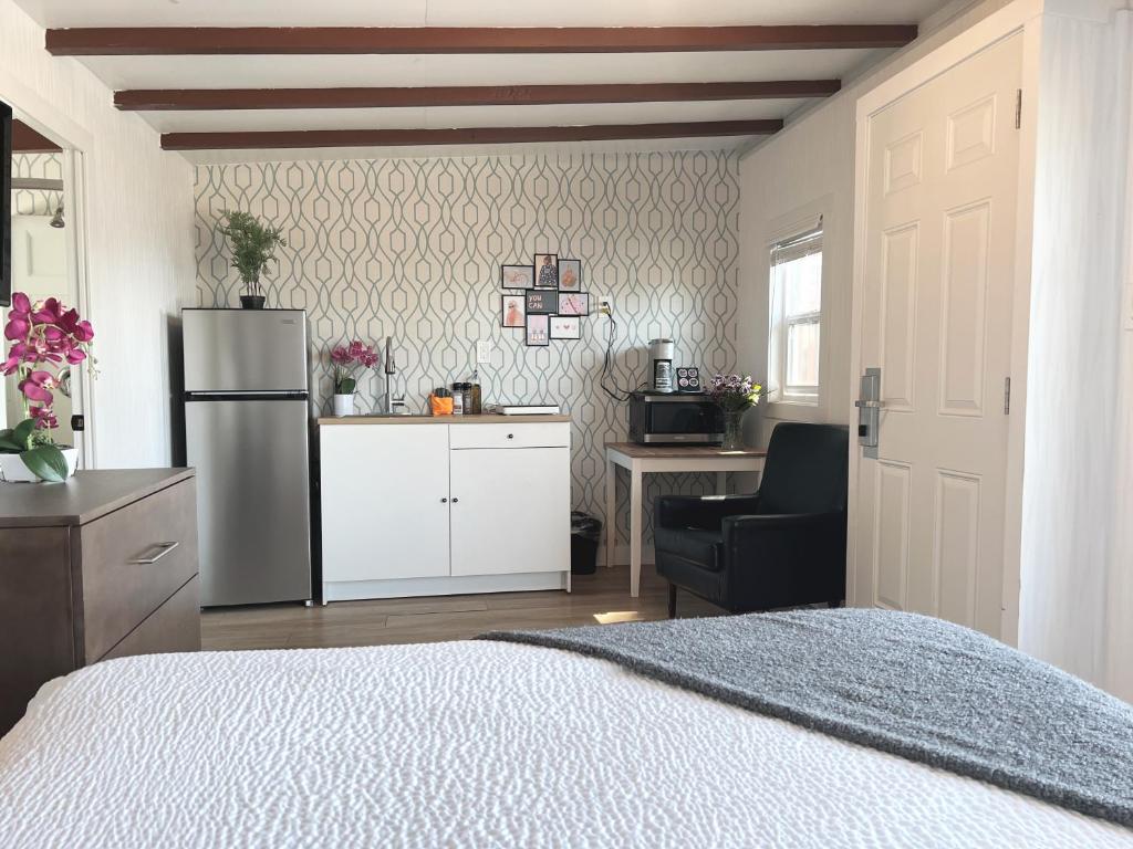 Kuchyň nebo kuchyňský kout v ubytování Oceanside Villas