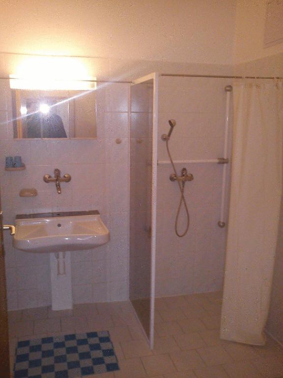 Koupelna v ubytování Hotel Pelikan