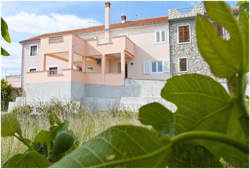une maison au milieu d'un champ dans l'établissement Apartments by the sea Kali, Ugljan - 13147, à Kali