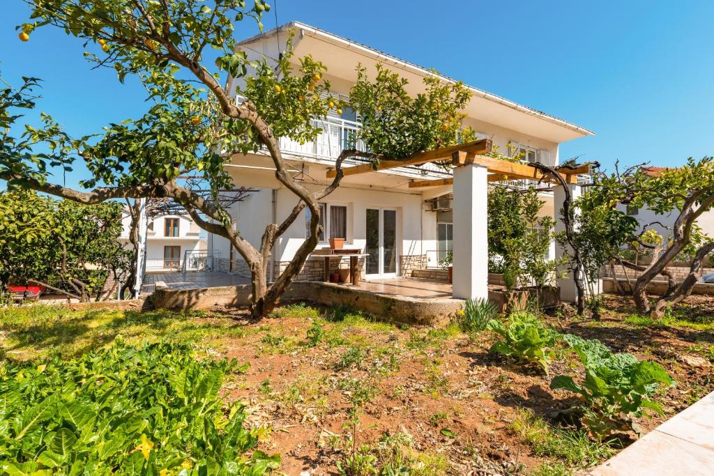 Vonkajšia záhrada v ubytovaní Apartments with parking spaces Jelsa, Hvar - 13513