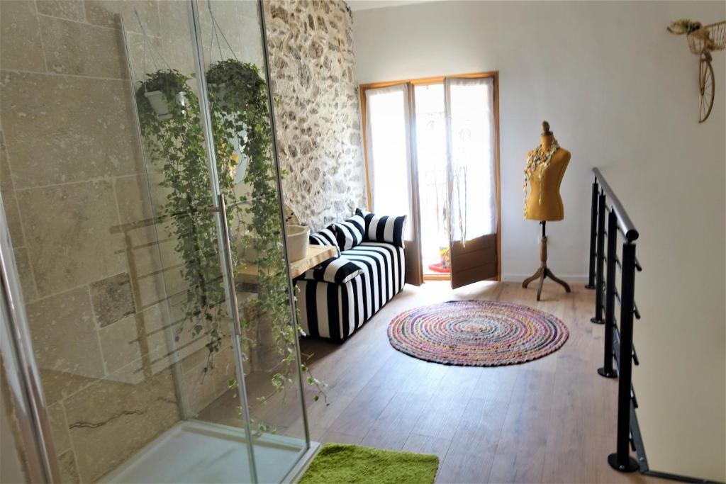Kúpeľňa v ubytovaní Maison avec Suite Justice Argeles sur Mer
