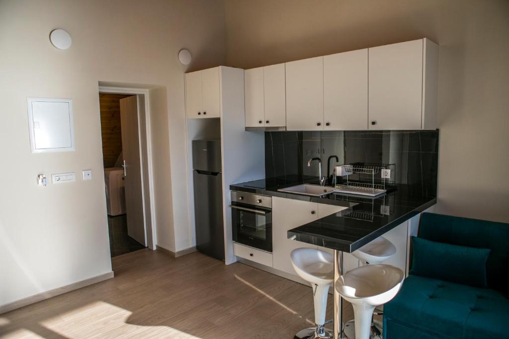 Kuchnia lub aneks kuchenny w obiekcie HOTEL ALEXANDER