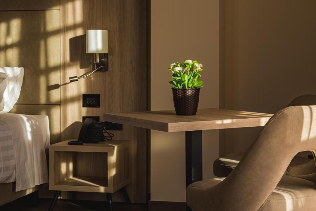 Posezení v ubytování Salina Hotel