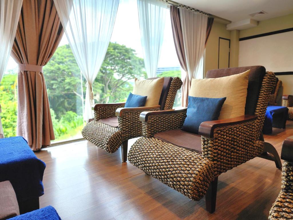 Posezení v ubytování The Palace Hotel Kota Kinabalu