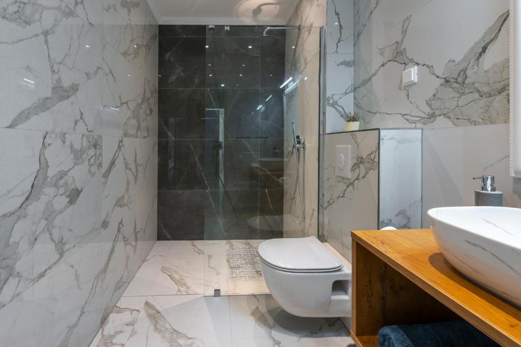 Koupelna v ubytování Apartman MaKris No3