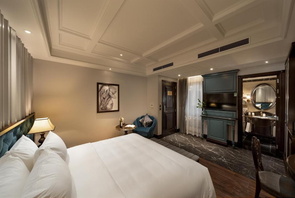 Phòng Giường Đôi Deluxe Có Cửa Sổ Bên Trong