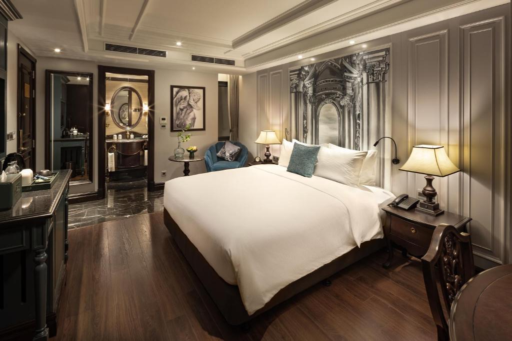 Phòng Giường Đôi Deluxe Có Cửa Sổ Bên Trong