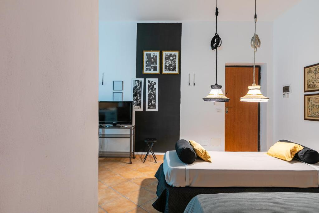 Posedenie v ubytovaní Ballarò Central Cozy Studio with Balcony