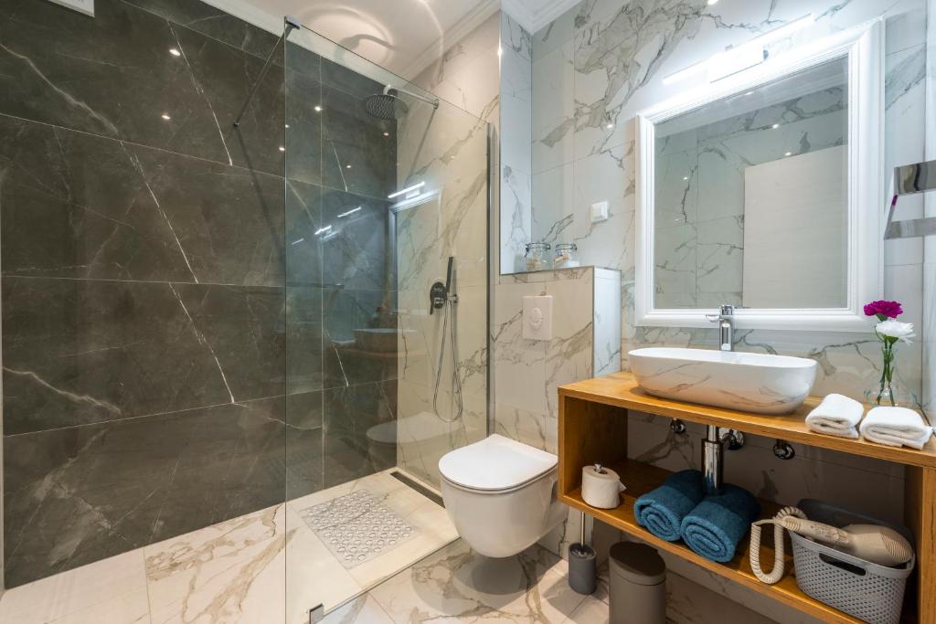 Koupelna v ubytování Apartman MaKris No 4