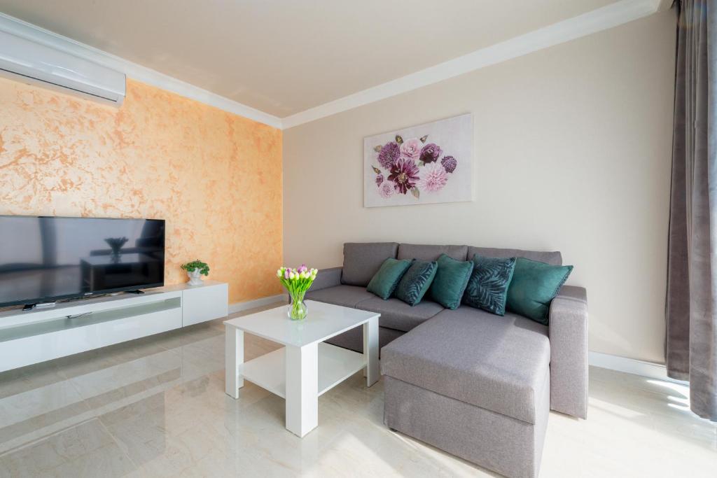 TV a/nebo společenská místnost v ubytování Apartman MaKris No 4