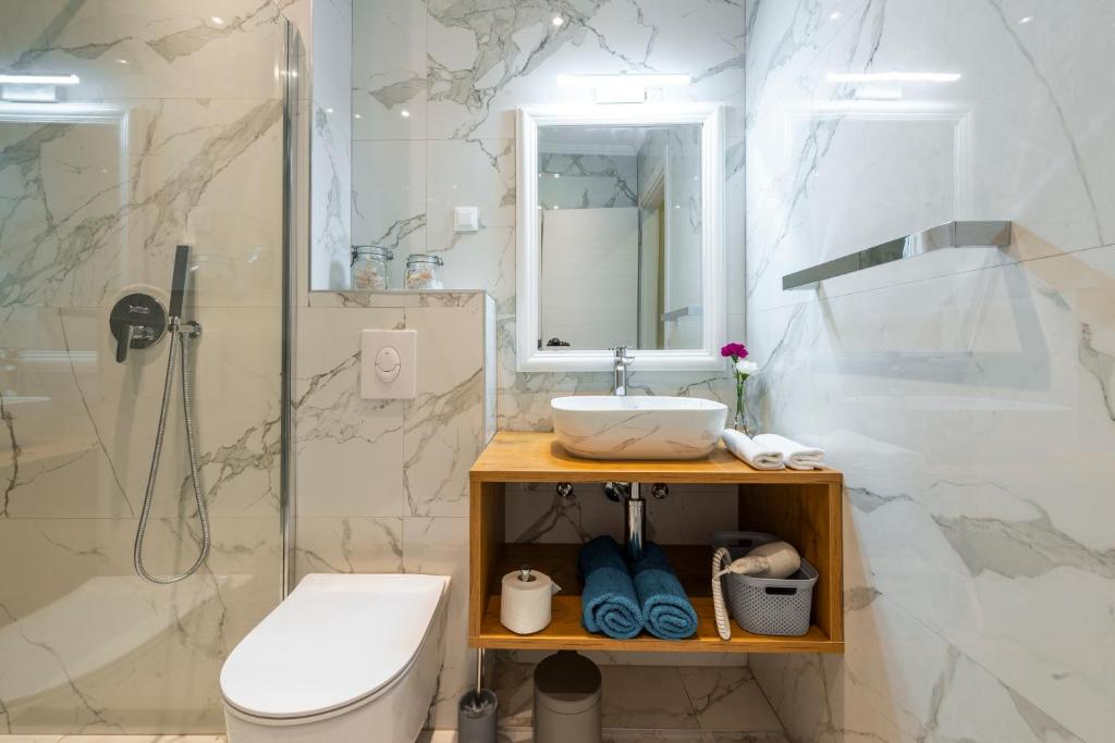 Koupelna v ubytování Apartman MaKris No 4