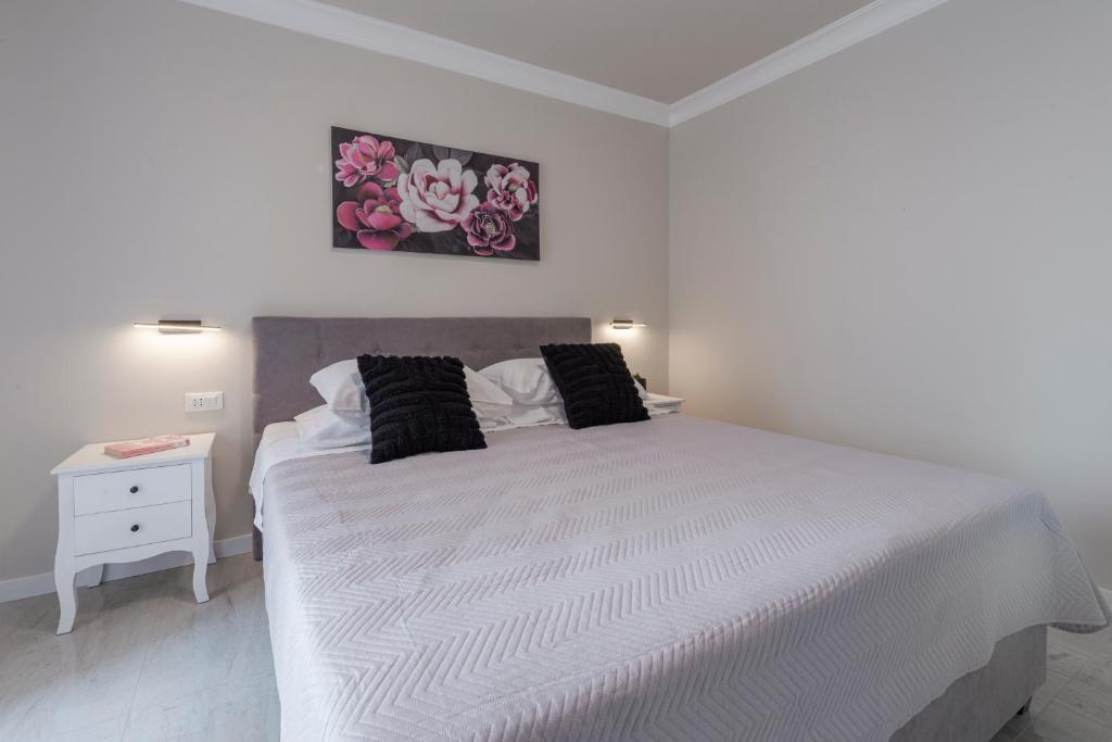 Postel nebo postele na pokoji v ubytování Apartman MaKris No 4