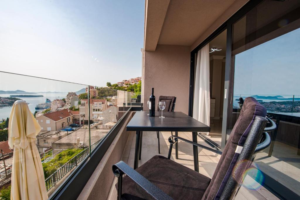 Balkón nebo terasa v ubytování Apartman MaKris No 4