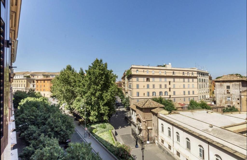 Budynek, w którym mieści się apartament
