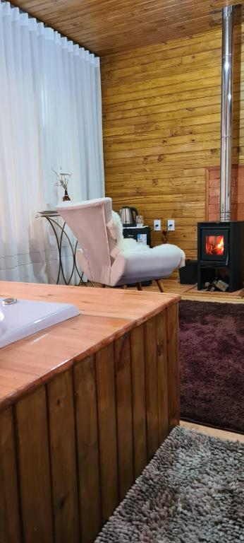 Posezení v ubytování Hospedaria Kayser Haus