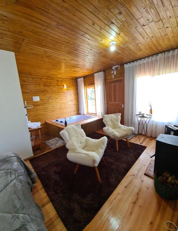 Posezení v ubytování Hospedaria Kayser Haus