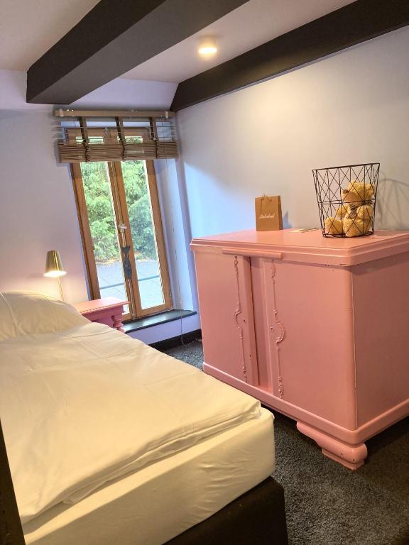 Postel nebo postele na pokoji v ubytování Agli Hotel