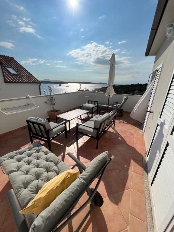Balkón nebo terasa v ubytování House Erin Tara Sigrid, Hvar