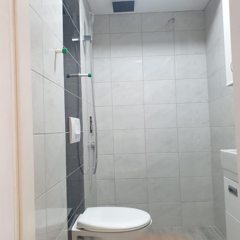Koupelna v ubytování Gas Otel