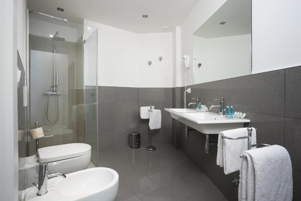 Koupelna v ubytování Hotel Capri 3 Stelle SUPERIOR