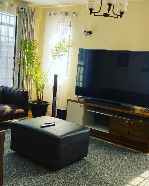 TV a/nebo společenská místnost v ubytování Lifestyle Villas, Nanyuki