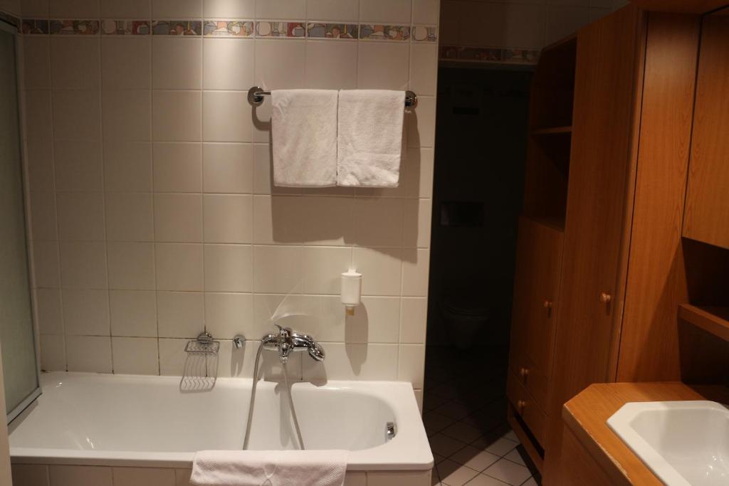 Koupelna v ubytování Suite Hotel 200m zum Prater